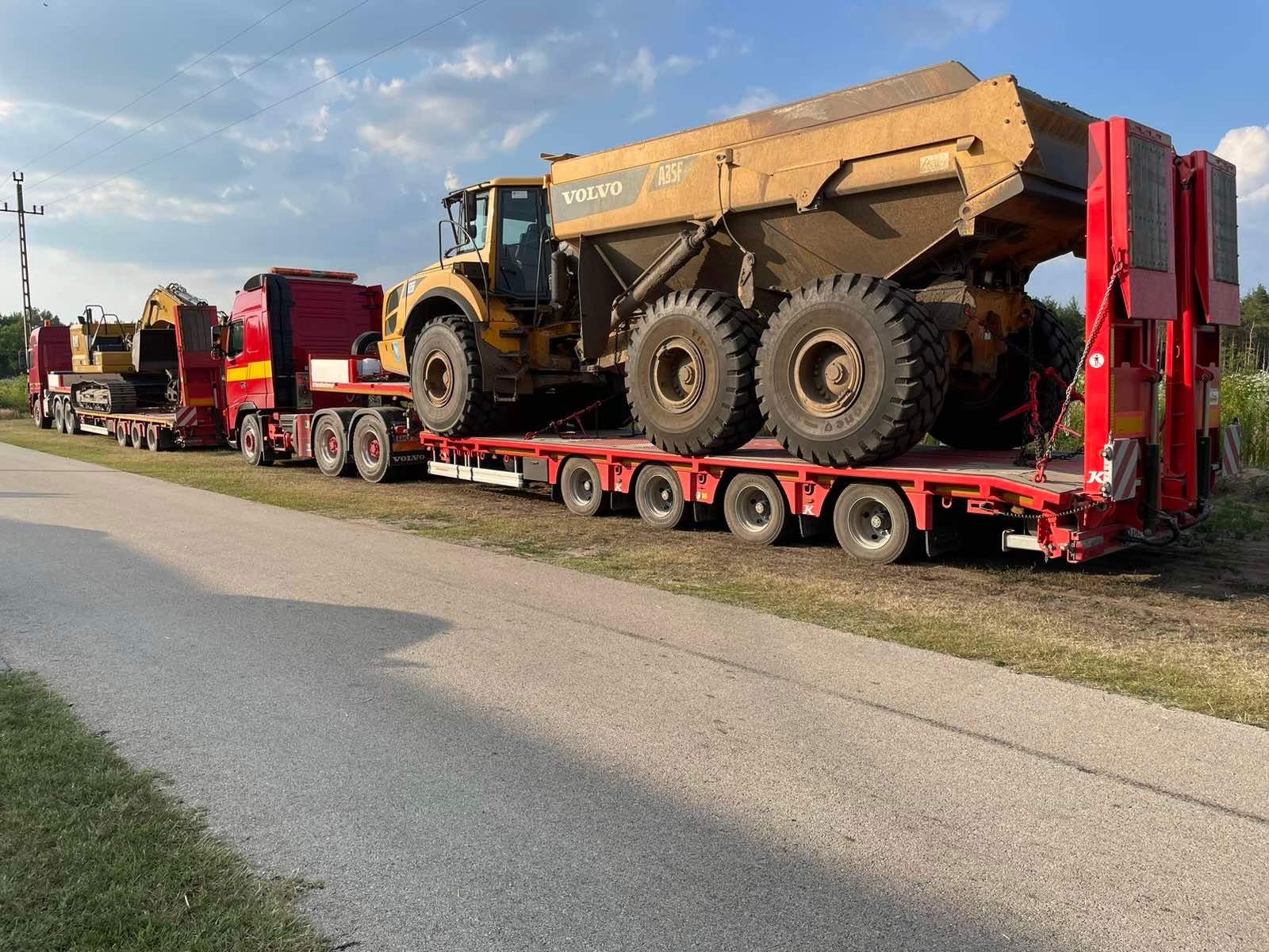 Volvo A35F trélerén